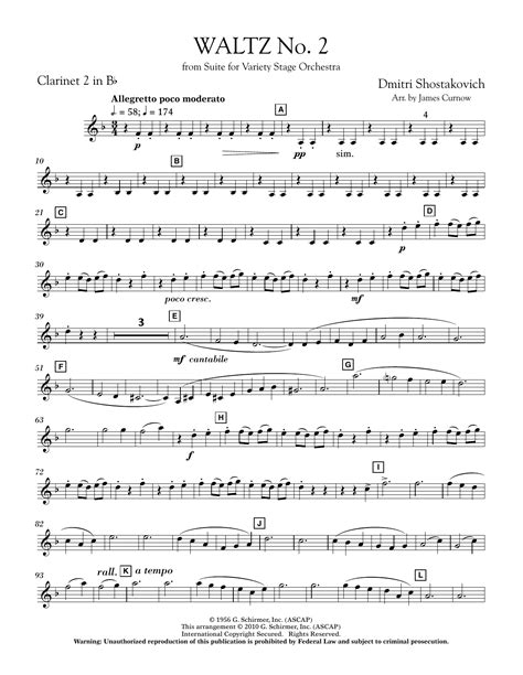 Waltz No. 2 (from Suite For Variety Stage Orchestra)